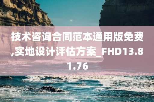 技术咨询合同范本通用版免费,实地设计评估方案_FHD13.81.76