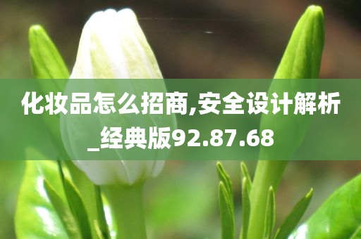 化妆品怎么招商,安全设计解析_经典版92.87.68