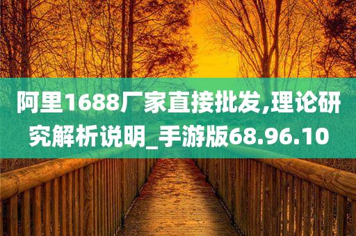 阿里1688厂家直接批发,理论研究解析说明_手游版68.96.10