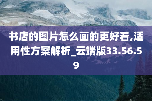 书店的图片怎么画的更好看,适用性方案解析_云端版33.56.59