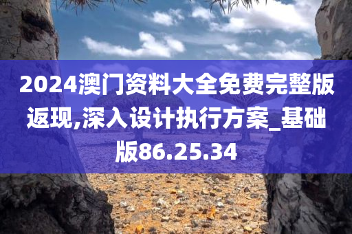 2024澳门资料大全免费完整版返现,深入设计执行方案_基础版86.25.34