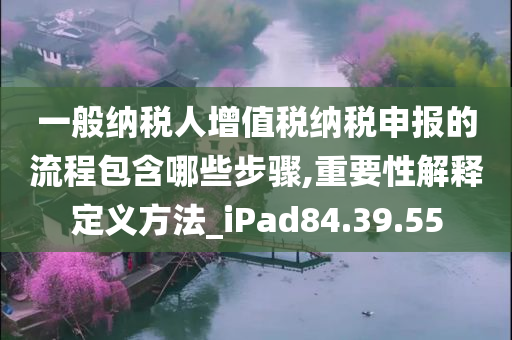 一般纳税人增值税纳税申报的流程包含哪些步骤,重要性解释定义方法_iPad84.39.55