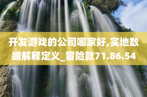 开发游戏的公司哪家好,实地数据解释定义_冒险款71.86.54