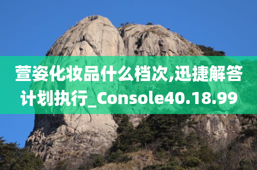 萱姿化妆品什么档次,迅捷解答计划执行_Console40.18.99