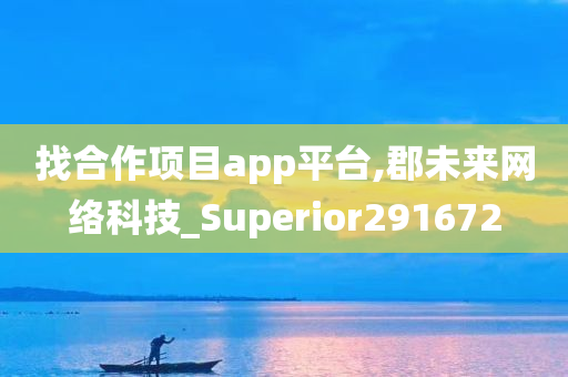 找合作项目app平台,郡未来网络科技_Superior291672