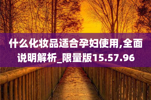 什么化妆品适合孕妇使用,全面说明解析_限量版15.57.96