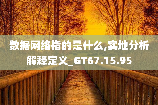 数据网络指的是什么,实地分析解释定义_GT67.15.95