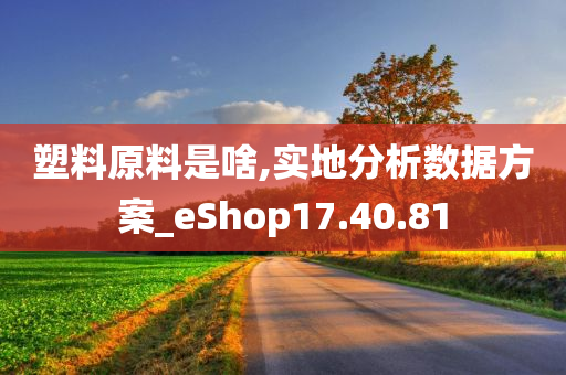 塑料原料是啥,实地分析数据方案_eShop17.40.81