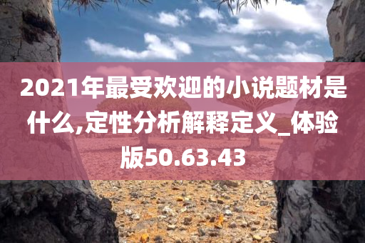 2021年最受欢迎的小说题材是什么,定性分析解释定义_体验版50.63.43