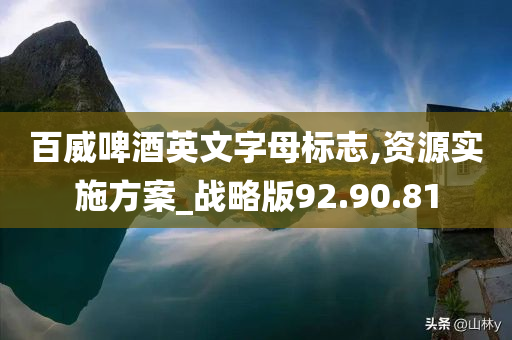 百威啤酒英文字母标志,资源实施方案_战略版92.90.81