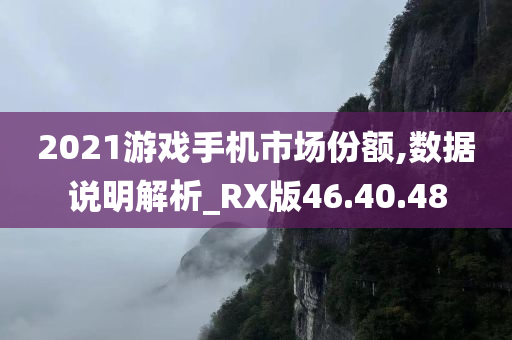 2021游戏手机市场份额,数据说明解析_RX版46.40.48