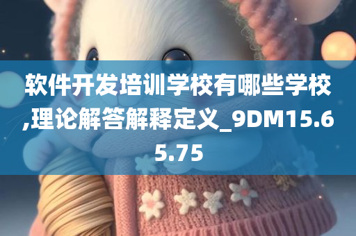 软件开发培训学校有哪些学校,理论解答解释定义_9DM15.65.75