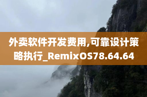 外卖软件开发费用,可靠设计策略执行_RemixOS78.64.64