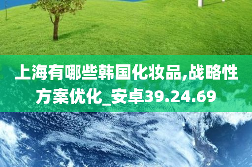 上海有哪些韩国化妆品,战略性方案优化_安卓39.24.69