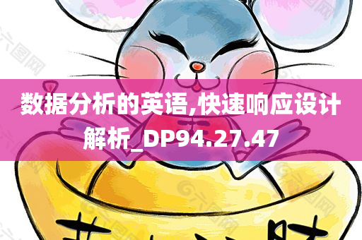 数据分析的英语,快速响应设计解析_DP94.27.47