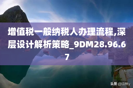 增值税一般纳税人办理流程,深层设计解析策略_9DM28.96.67