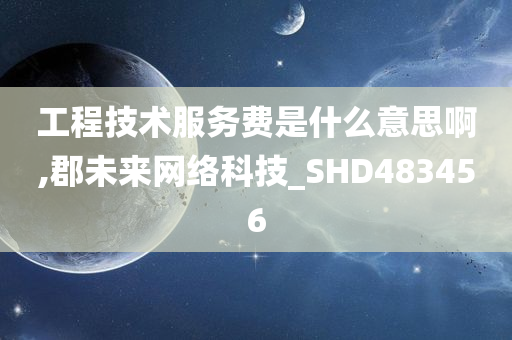 工程技术服务费是什么意思啊,郡未来网络科技_SHD483456