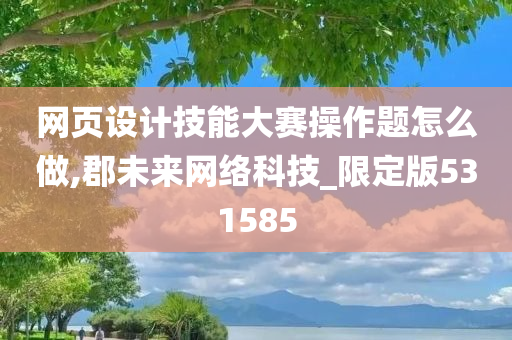 网页设计技能大赛操作题怎么做,郡未来网络科技_限定版531585