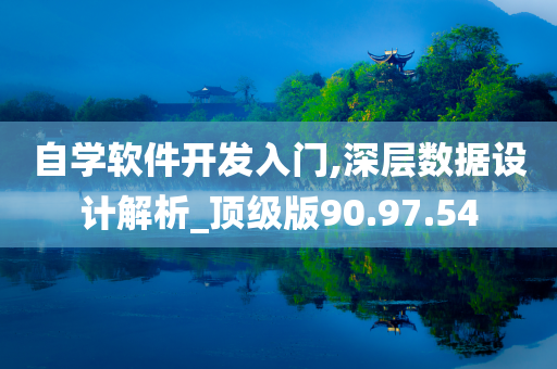 自学软件开发入门,深层数据设计解析_顶级版90.97.54