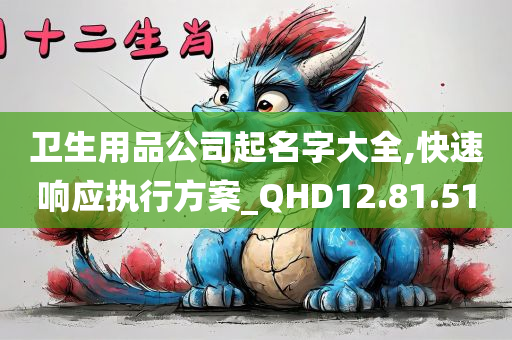 卫生用品公司起名字大全,快速响应执行方案_QHD12.81.51