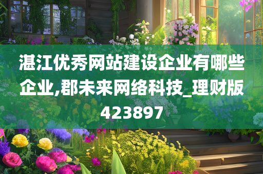 湛江优秀网站建设企业有哪些企业,郡未来网络科技_理财版423897