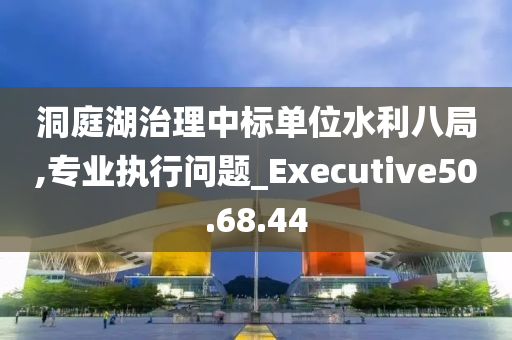 洞庭湖治理中标单位水利八局,专业执行问题_Executive50.68.44