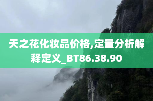 天之花化妆品价格,定量分析解释定义_BT86.38.90