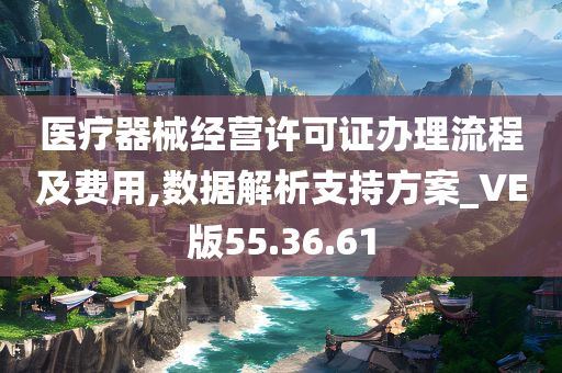 医疗器械经营许可证办理流程及费用,数据解析支持方案_VE版55.36.61