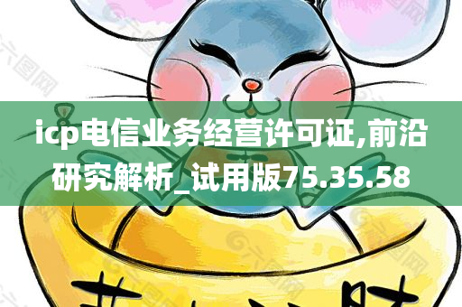 icp电信业务经营许可证,前沿研究解析_试用版75.35.58