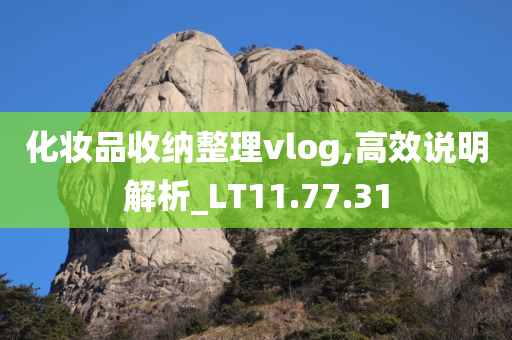 化妆品收纳整理vlog,高效说明解析_LT11.77.31