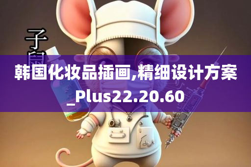 韩国化妆品插画,精细设计方案_Plus22.20.60