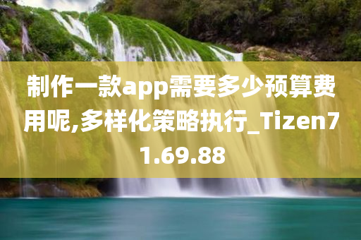 制作一款app需要多少预算费用呢,多样化策略执行_Tizen71.69.88