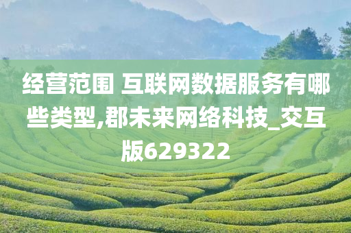 经营范围 互联网数据服务有哪些类型,郡未来网络科技_交互版629322