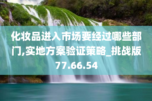 化妆品进入市场要经过哪些部门,实地方案验证策略_挑战版77.66.54