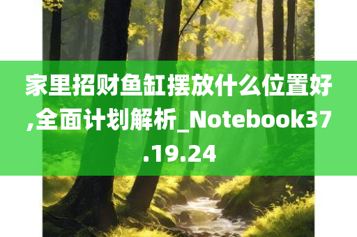 家里招财鱼缸摆放什么位置好,全面计划解析_Notebook37.19.24