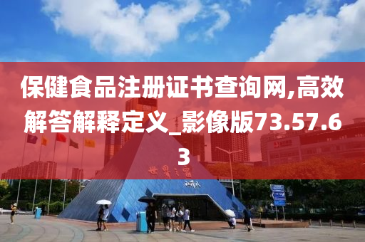 保健食品注册证书查询网,高效解答解释定义_影像版73.57.63