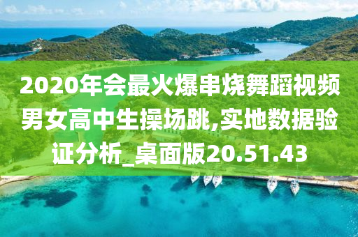 2020年会最火爆串烧舞蹈视频男女高中生操场跳,实地数据验证分析_桌面版20.51.43