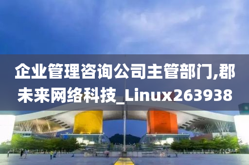 企业管理咨询公司主管部门,郡未来网络科技_Linux263938