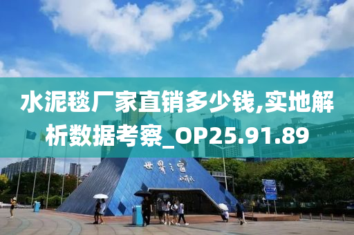 水泥毯厂家直销多少钱,实地解析数据考察_OP25.91.89