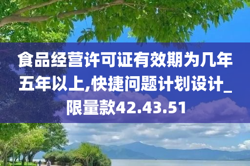 食品经营许可证有效期为几年五年以上,快捷问题计划设计_限量款42.43.51