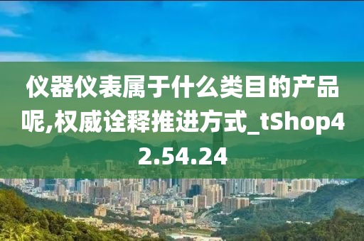 仪器仪表属于什么类目的产品呢,权威诠释推进方式_tShop42.54.24