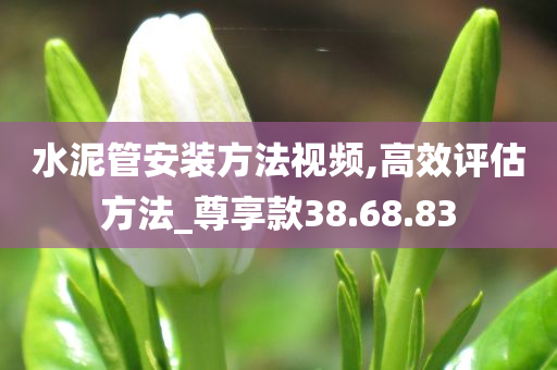 水泥管安装方法视频,高效评估方法_尊享款38.68.83