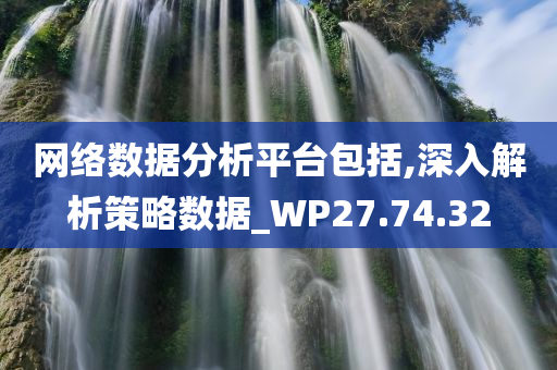 网络数据分析平台包括,深入解析策略数据_WP27.74.32