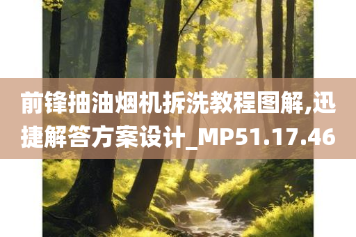 前锋抽油烟机拆洗教程图解,迅捷解答方案设计_MP51.17.46