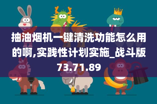 抽油烟机一键清洗功能怎么用的啊,实践性计划实施_战斗版73.71.89