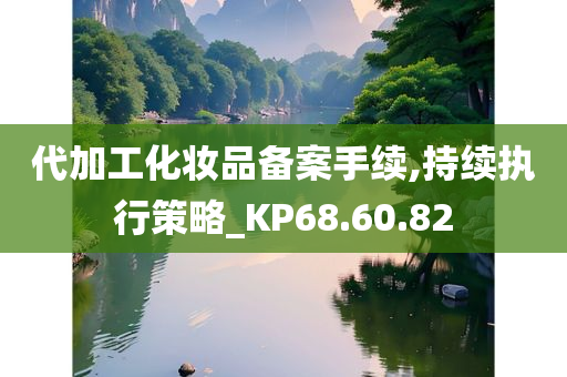 代加工化妆品备案手续,持续执行策略_KP68.60.82