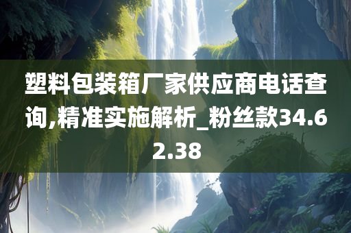 塑料包装箱厂家供应商电话查询,精准实施解析_粉丝款34.62.38