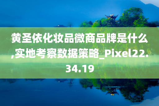 黄圣依化妆品微商品牌是什么,实地考察数据策略_Pixel22.34.19