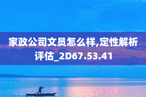 家政公司文员怎么样,定性解析评估_2D67.53.41