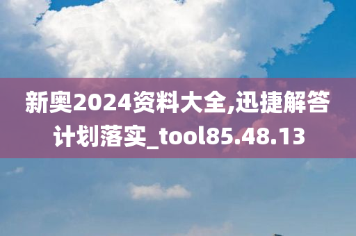 新奥2024资料大全,迅捷解答计划落实_tool85.48.13